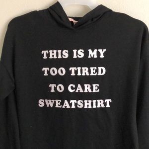 Black Sweatshirt Hoodie